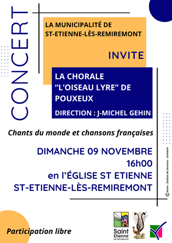 Dimanche 9 novembre : concert de "l'Oiseau Lyre"