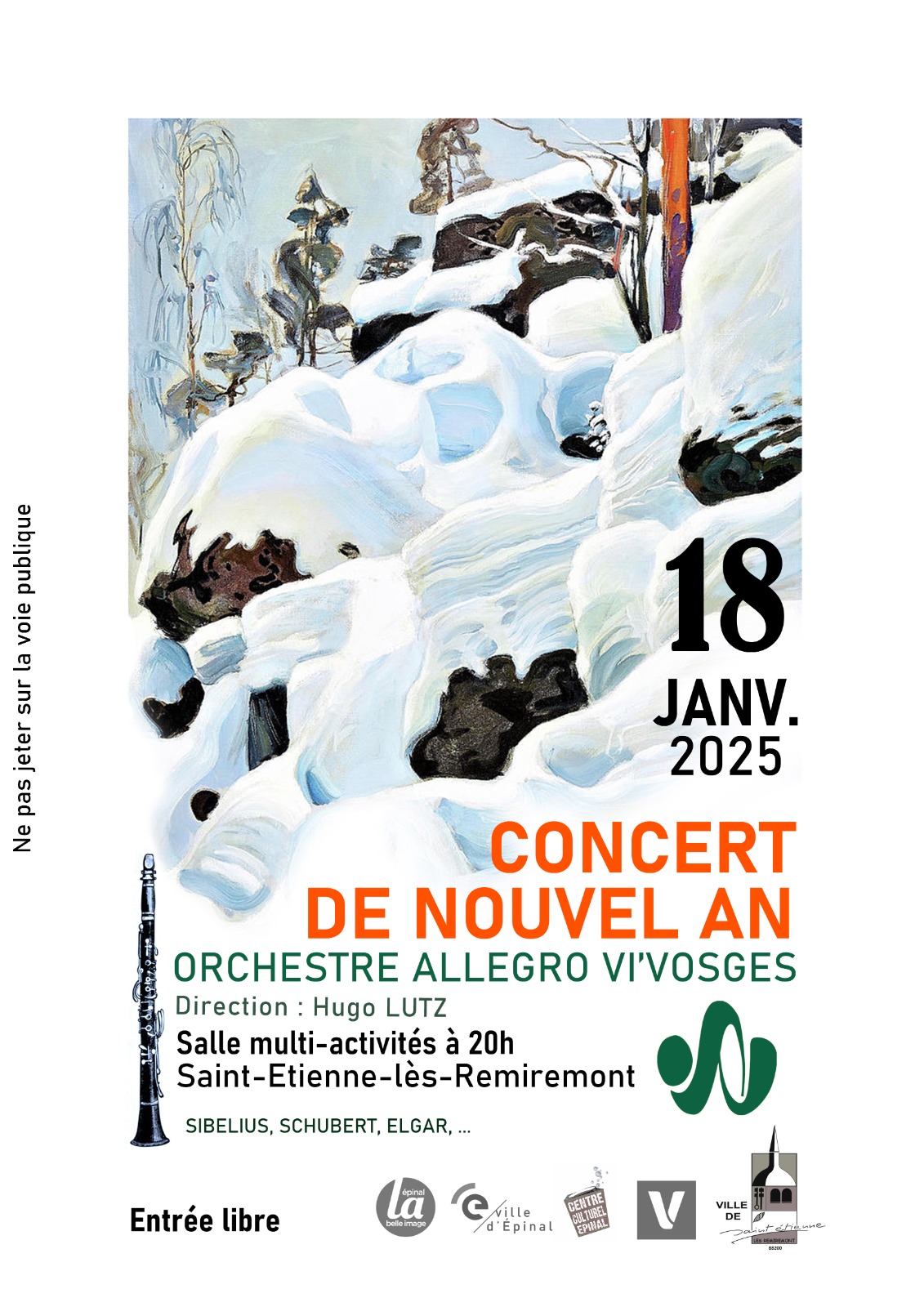 Samedi 18 janvier : concert