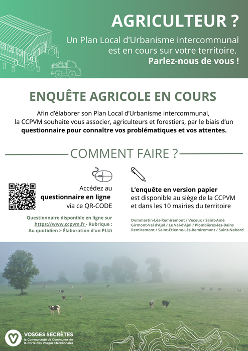 PLUi : enquête agricole